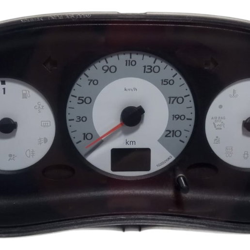Painel De Instrumento Renault Clio 2006 Branco E Cinza