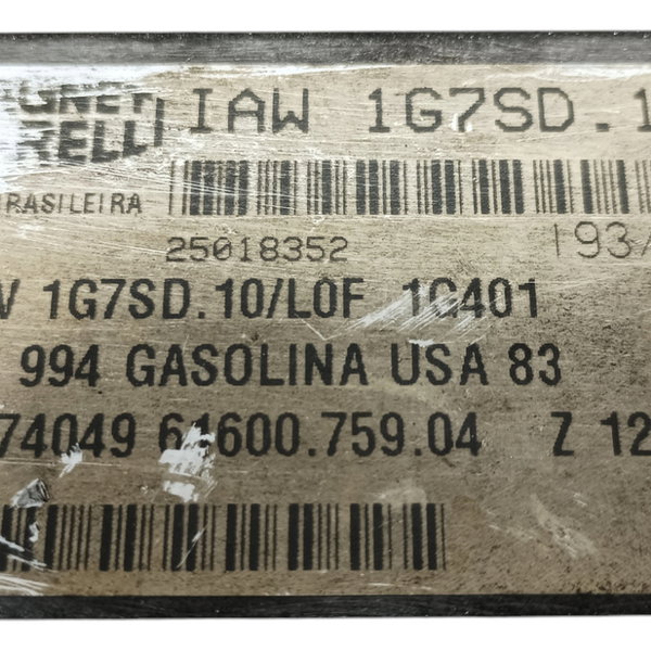 Módulo Injeção Fiat Palio Fire 1998 Iaw1g7sd