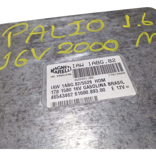 Módulo Injeção Fiat Palio 1.6 16v 2000 Iaw1abg82