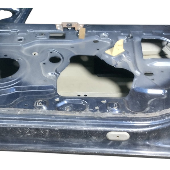 Porta Dianteira Sandero Lado Direito Usado Para Recuperar Dianteira Direito Azul
