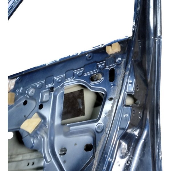 Porta Dianteira Sandero Lado Direito Usado Para Recuperar Dianteira Direito Azul