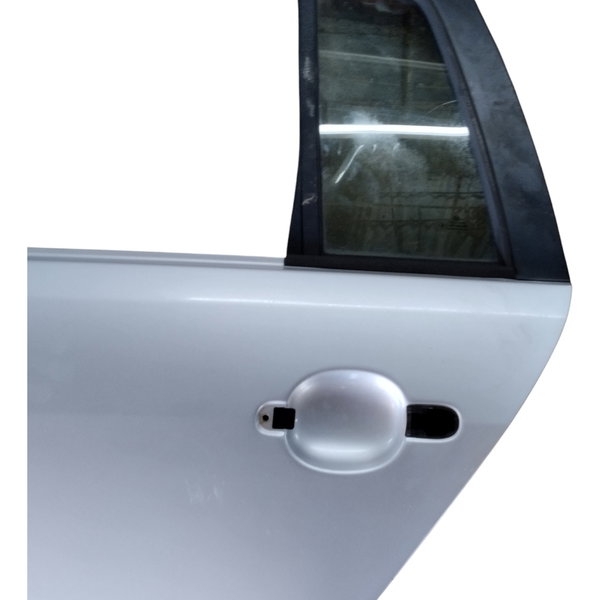 Porta Traseira  Esquerdo Vw Spacefox 2014 Usado Com Detalhes Traseira Esquerdo Prateado