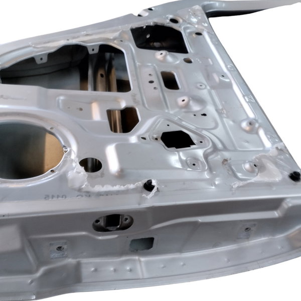 Porta Traseira  Esquerdo Vw Spacefox 2014 Usado Com Detalhes Traseira Esquerdo Prateado