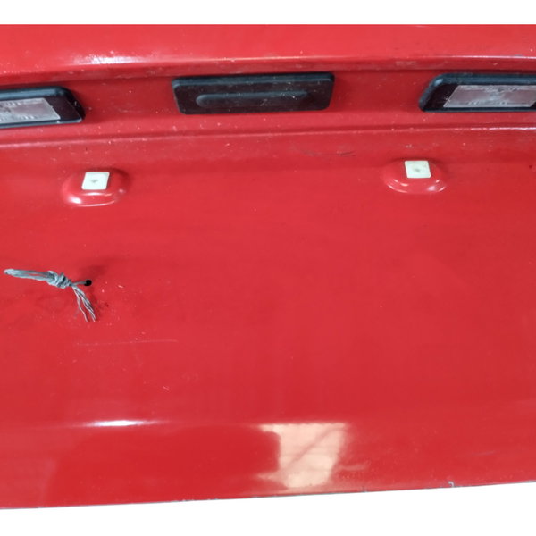 Tampa Traseira Porta Malas Com Vidro Pegeot 208 2015 Vermelho