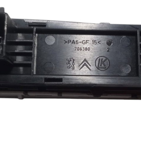 Botão Pisca Alerta Porta Malas Trava Peugeot 408 2012 Cinza