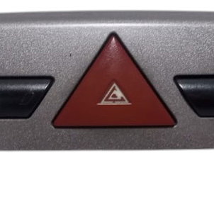 Botão Pisca Alerta Porta Malas Trava Peugeot 408 2012 Cinza