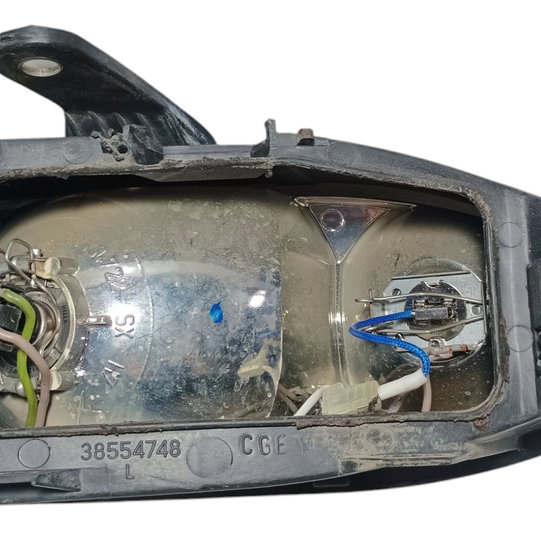 Farol Lado Esquerdo Cromado Fiat Palio 1997 Recuperado Esquerdo/motorista