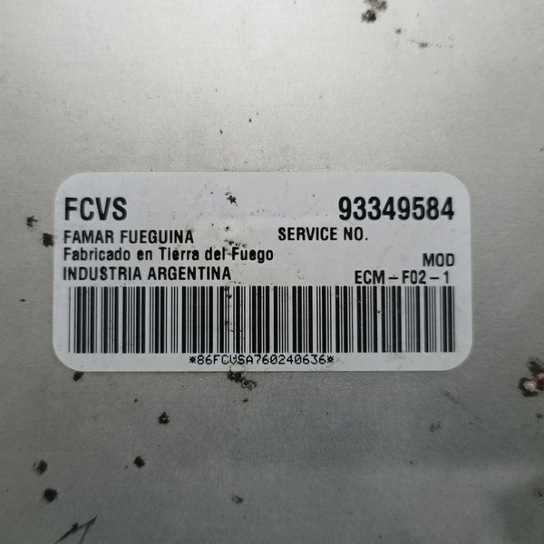 Módulo Injeção Gm Celta Corsa 1.0 2010 93349584 Fcvs