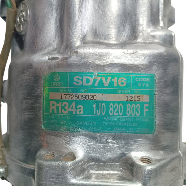 Compressor Ar Condicionado Vw Golf 2.0 2003