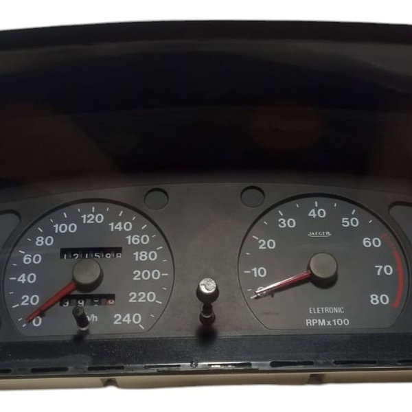 Painel De Instrumento Fiat Tempra 1999 Detalhe No Acrilico Preto