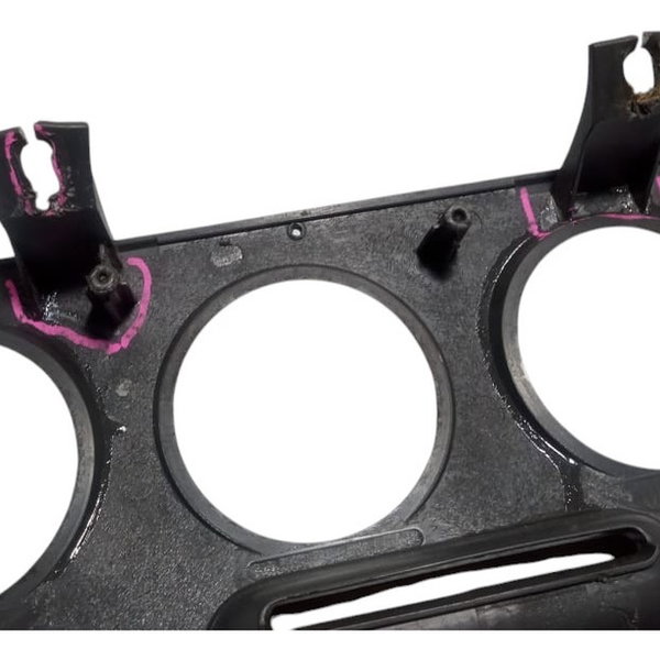 Comando Ar Condicionado Ford Fiesta 2005 Moldura C/ Detalhes