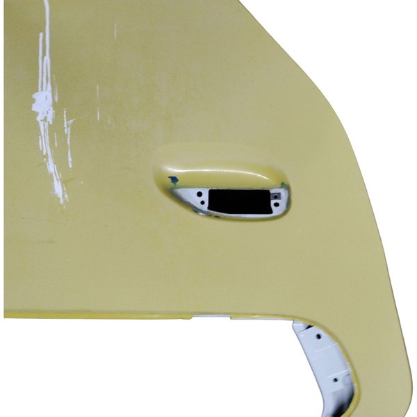 Porta Traseira Renault Logan Direita 2014 Detalhes Traseira Direito Amarelo