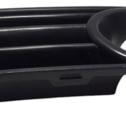 Moldura Farol Milha Lado Direito Vw Polo 2004 Preto Direito