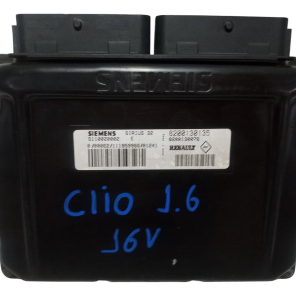 Módulo Injeção Renault Clio 1.6 16v 8200130135