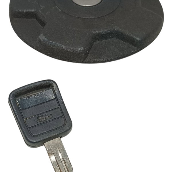 Tampa Tanque Combustível Ford Pampa 1988 Preto