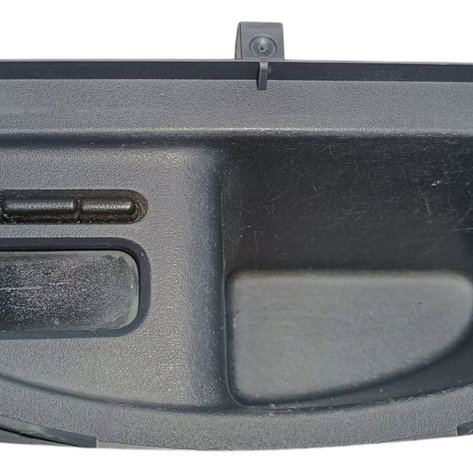 Moldura Relógio Digital Painel Renault Clio 2004 Cinza-escuro