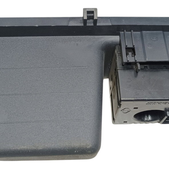 Moldura Relógio Digital Painel Renault Clio 2004 Cinza-escuro