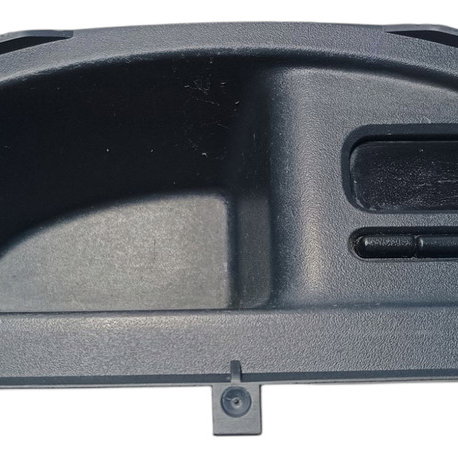 Moldura Relógio Digital Painel Renault Clio 2004 Cinza-escuro