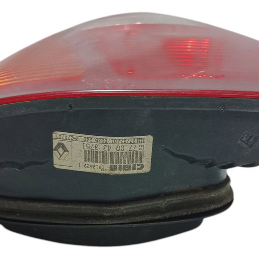 Lanterna Traseira Esquerda Renault Clio 2004 Esquerdo/motorista Vermelho