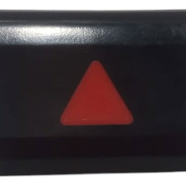 Botão De Alerta Vw Spacefox 2007 Preto E Vermelho