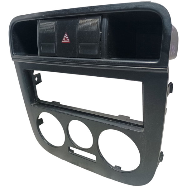 Moldura Painel Central Botão Alerta Vw Gol G4 2005 Pret