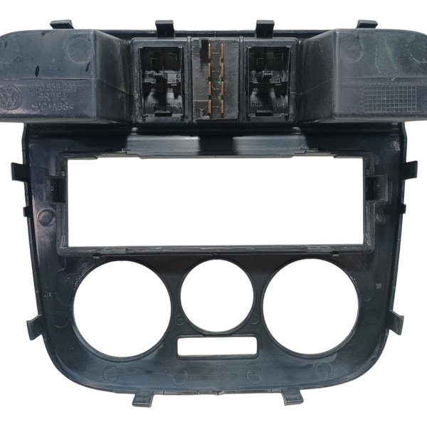 Moldura Painel Central Botão Alerta Vw Gol G4 2005 Pret