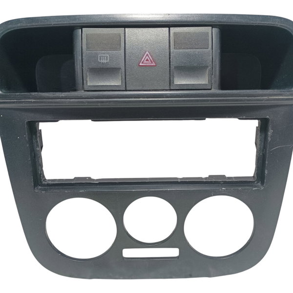 Moldura Central Botão Alerta Desembaçador Vw Gol G4 2007