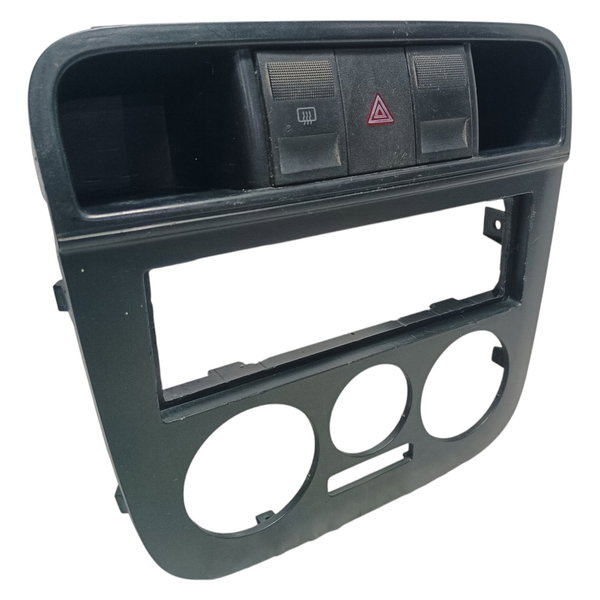 Moldura Central Botão Alerta Desembaçador Vw Gol G4 2007