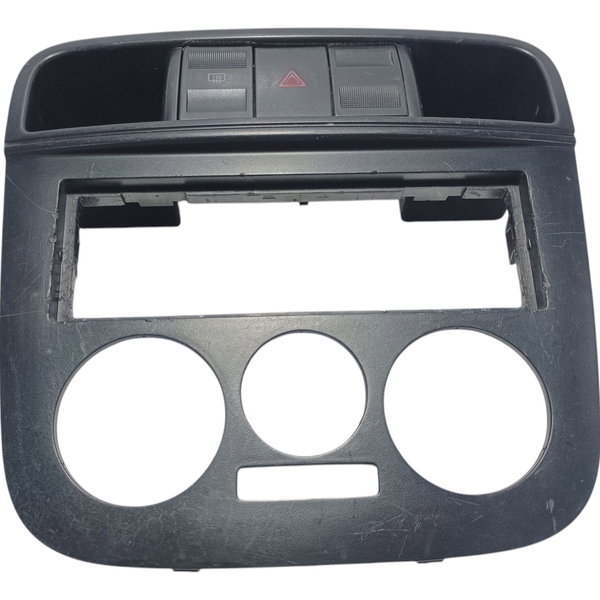 Moldura Central Botão Alerta Desembaçador Vw Gol G4 2005
