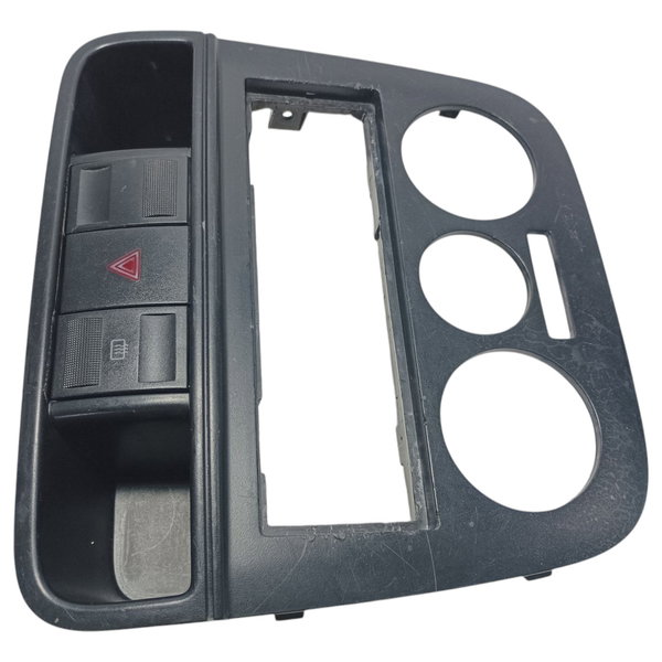 Moldura Central Botão Alerta Desembaçador Vw Gol G4 2005