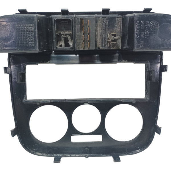 Moldura Central Botão Alerta Desembaçador Vw Gol G4 2005