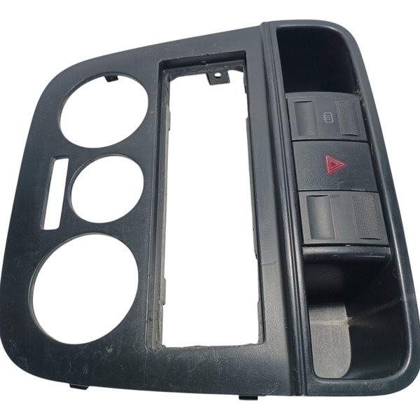 Moldura Central Botão Alerta Desembaçador Vw Gol G4 2005