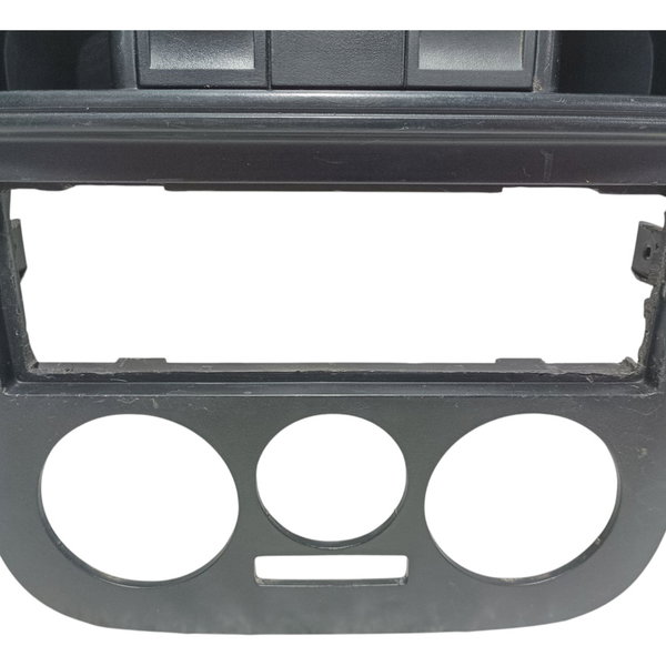 Moldura Central Botão Alerta Desembaçador Vw Gol G4 2005