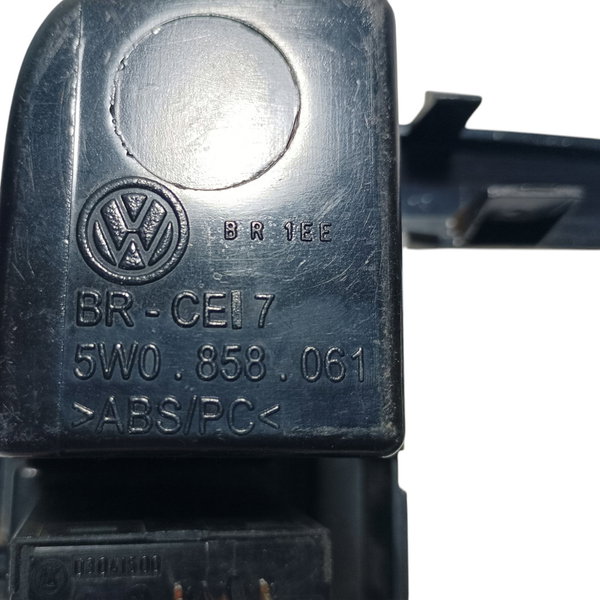 Moldura Central Botão Alerta Desembaçador Vw Gol G4 2005