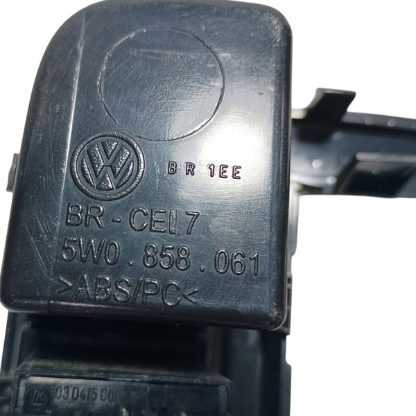 Moldura Central Botão Alerta Desembaçador Vw Gol G4 2006