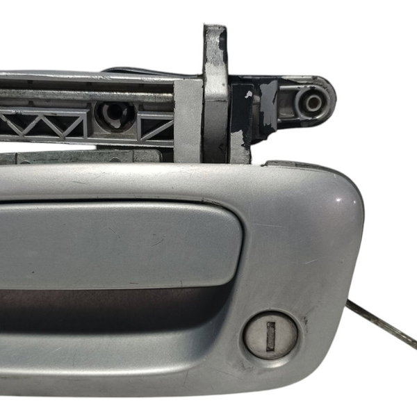 Maçaneta Externa Dianteira Esquerda Gm Zafira 2003 Prateado Dianteira