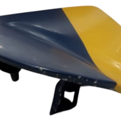 Portinhola Tanque Combustível Nissan Frontier 2010 Azul E Amarelo