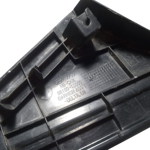 Moldura Externa Retrovisor Lado Esquerdo Hyundai Hb20 2014 Preto