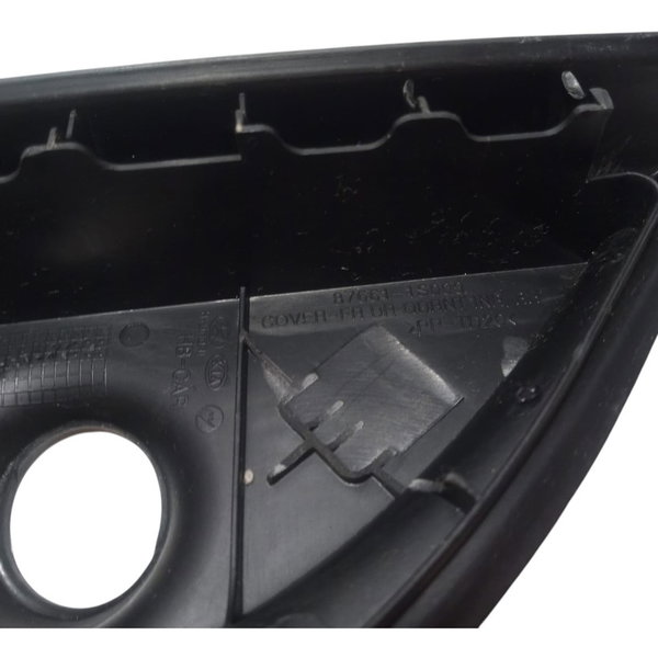 Moldura Interna Retrovisor Manual Direito Hyundai Hb20 2014 Preto