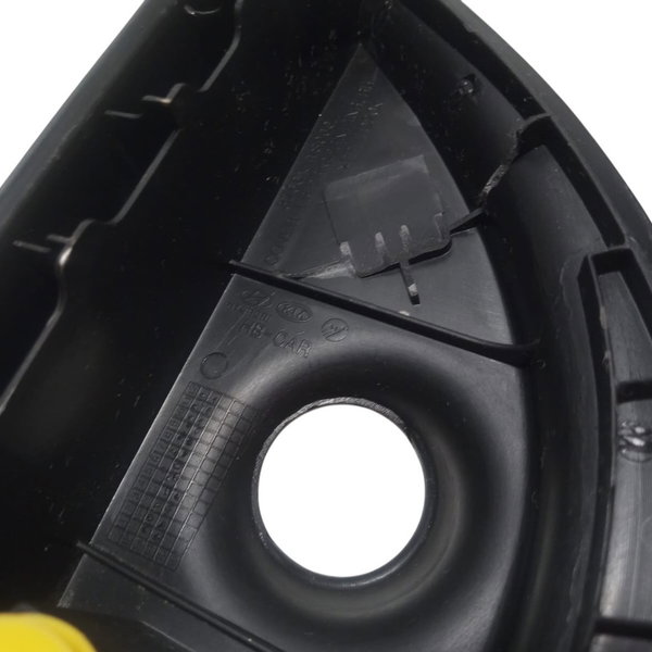 Moldura Interna Retrovisor Manual Direito Hyundai Hb20 2014 Preto