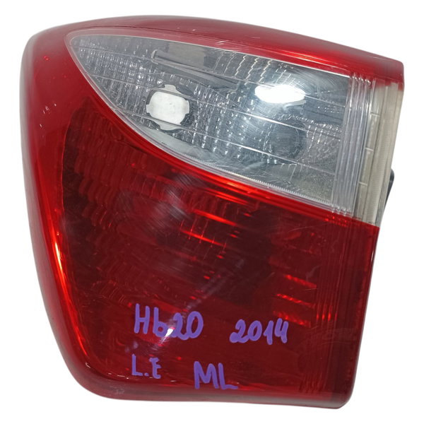 Lanterna Canto Traseira Esquerda Hyundai Hb20 2014 Esquerdo/motorista Vermelho