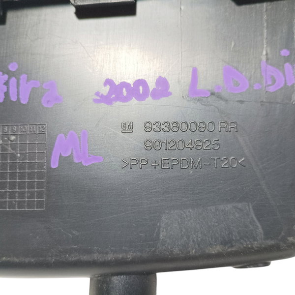 Puxador Porta Dianteira Direita Gm Zafira 2002