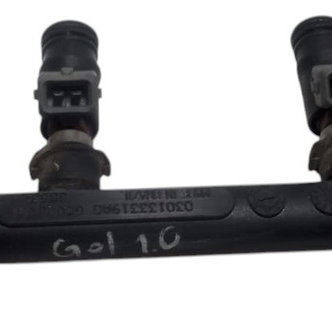 Flauta E Bicos Injetores Vw Gol G4 1.0 8v Flex