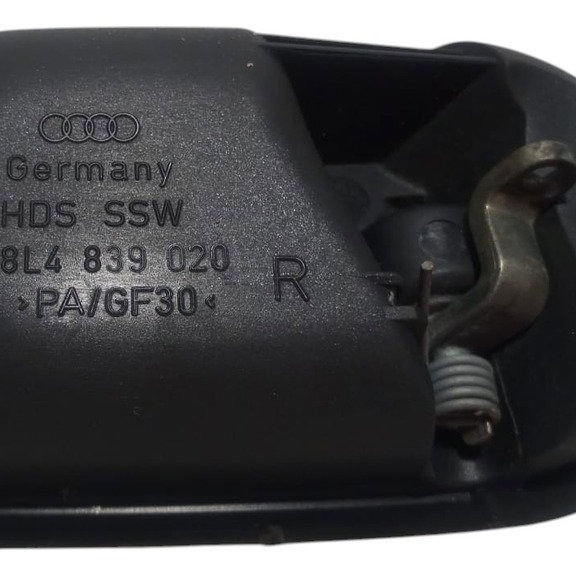 Maçaneta Interna Porta Traseira Direita Audi A3 2005 Prateado