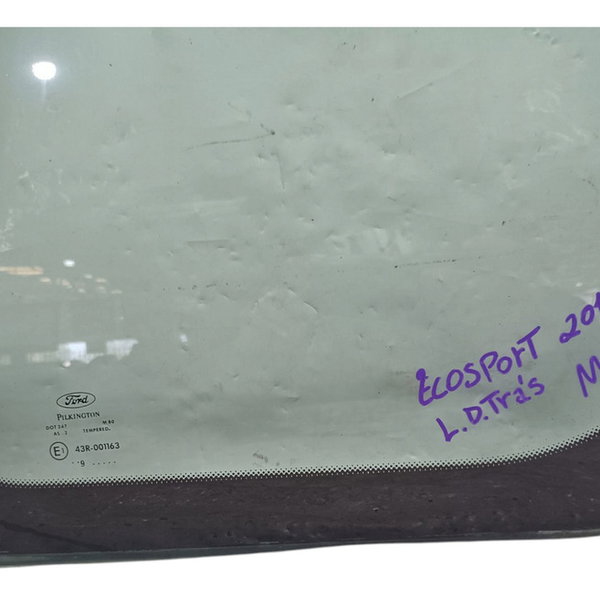 Vidro Fixo Lateral Traseiro Direito Ford Ecosport 2010