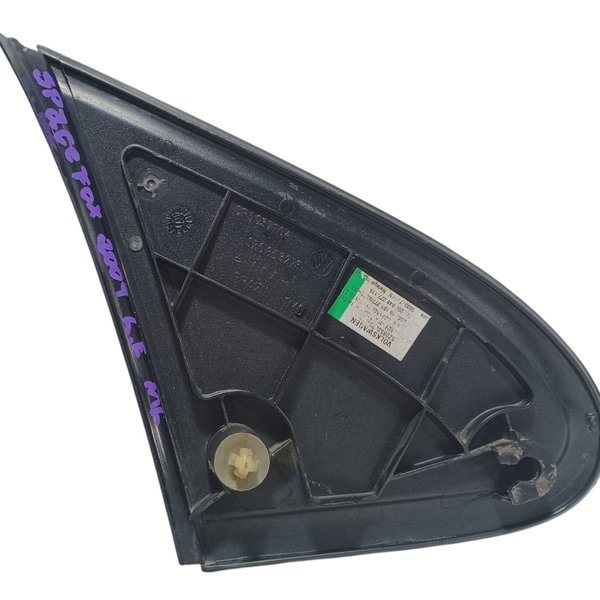 Acabamento Externo Retrovisor Lado Esquerdo Vw Spacefox 2009 Preto