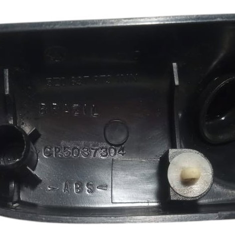 Moldura Interna Retrovisor Manual Lado Esquerdo Vw Fox 2008 Preto