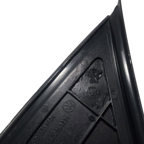 Moldura Externa Retrovisor Lado Direito Vw Fox 2008 - Preto