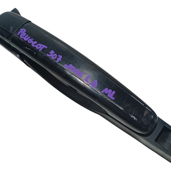 Maçaneta Externa Dianteira Direita Peugeot 307 2006 Preto Dianteira
