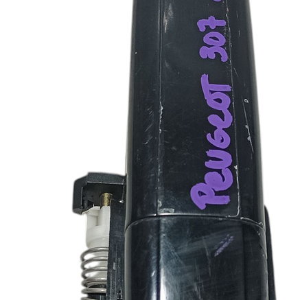 Maçaneta Externa Dianteira Direita Peugeot 307 2006 Preto Dianteira